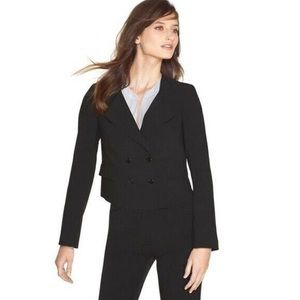 WHBM Cropped Double Breasted Blazer